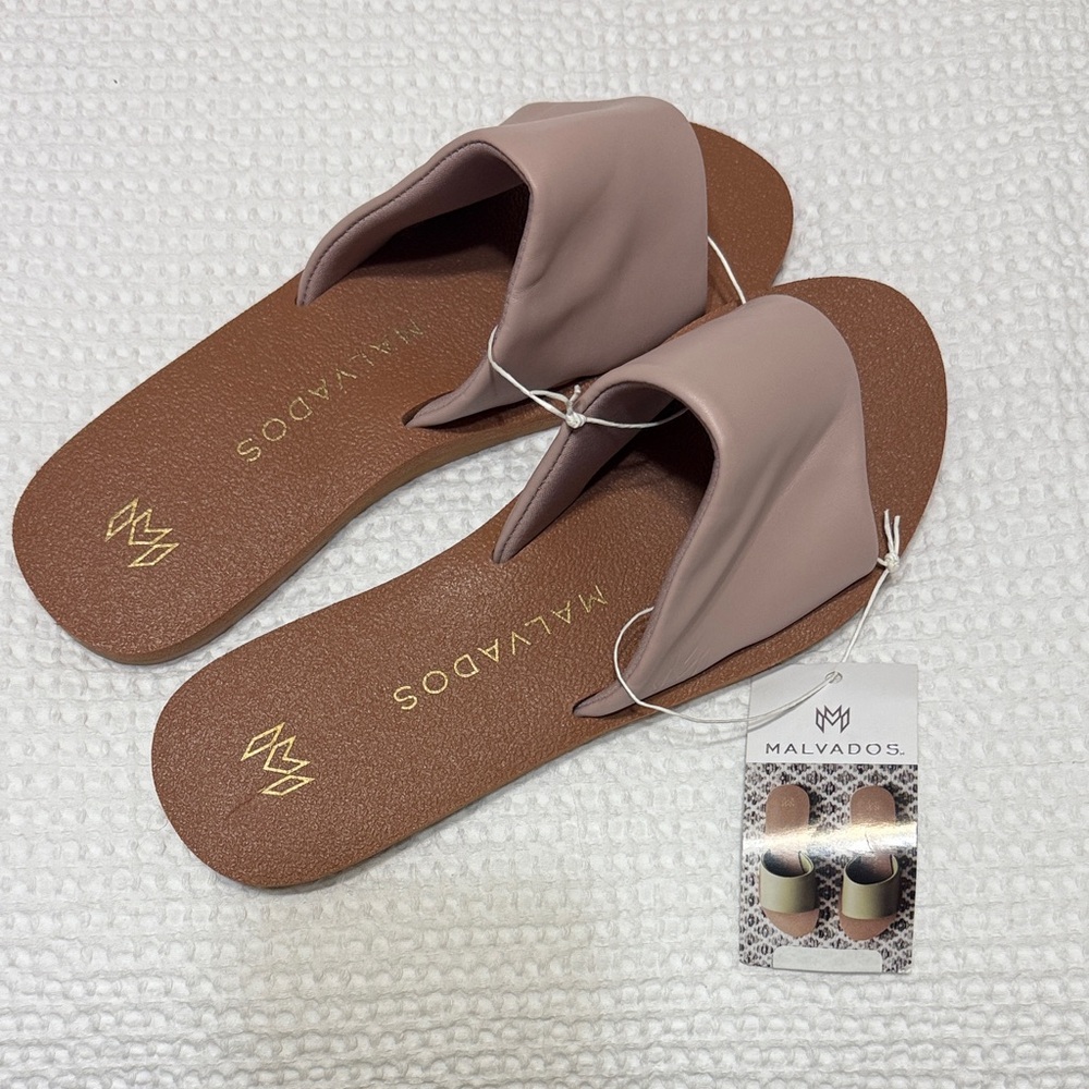 Malvados Women's Sandals in Brown and Pink